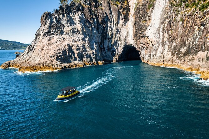 2 Hour Cathedral Cove and Volcanic Coast Cruise with Shade Canopy - Leaving Whitianga Wharf