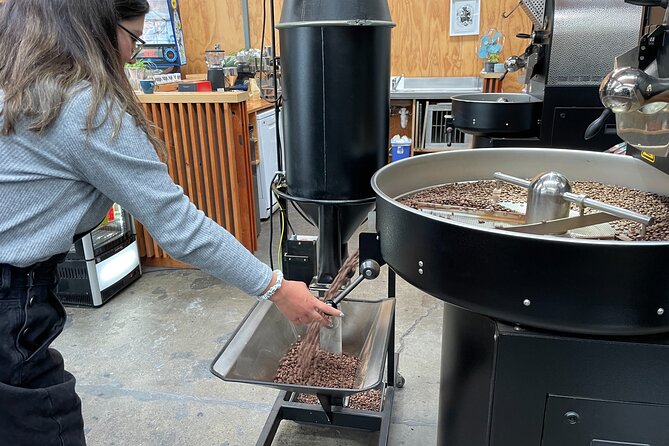 A Taste of Wellington: Wellington Foodie Delights Tour - Roasting your own coffee at The Roastery Kāpiti