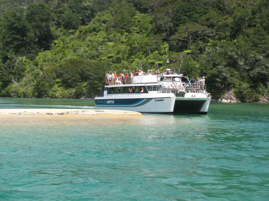 Abel Tasman National Full Park Scenic Cruise - Leaving Kaiteriteri for Abel Tasman’s golden coast