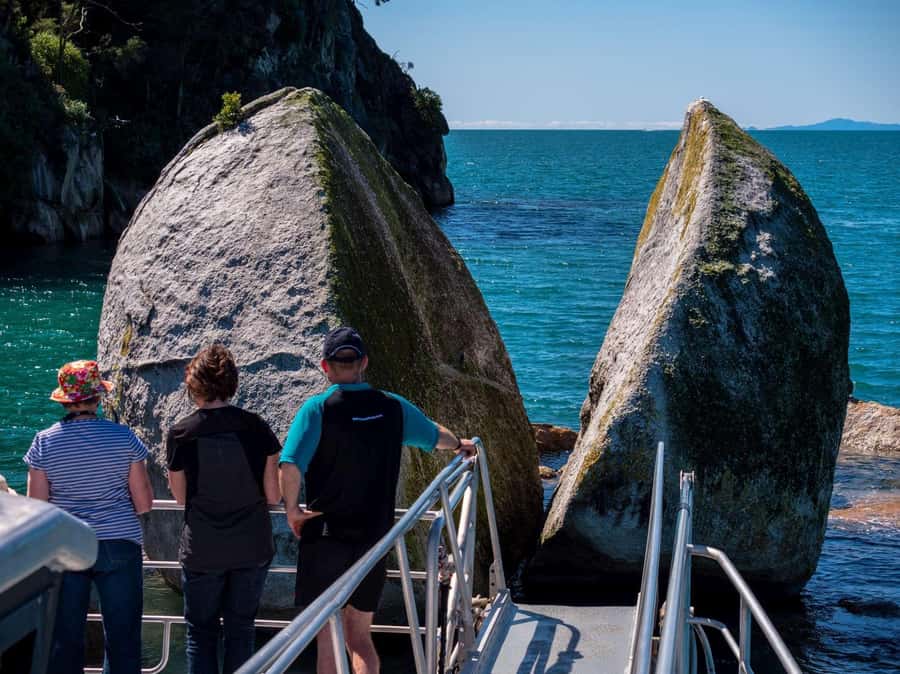 Abel Tasman National Full Park Scenic Cruise - Tonga Quarry adds a dose of working history