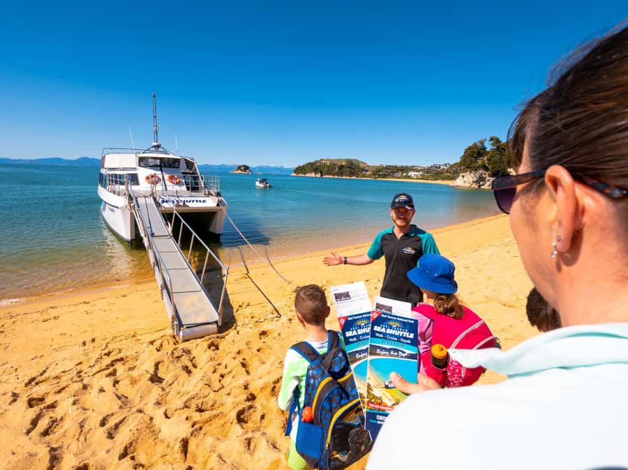 Abel Tasman National Full Park Scenic Cruise - Awaroa and Totaranui complete the full-park route