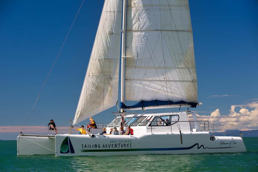 Abel Tasman National Park: Cruise, Walk & Sailing Tour - Te Pukatea Bay is the natural pause point