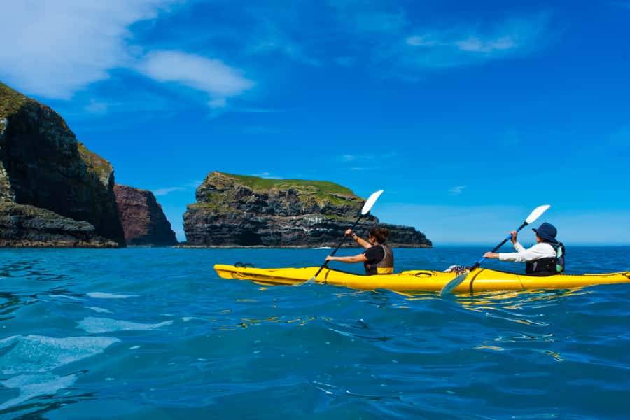 Akaroa: 4WD Safari and Guided Sea-Kayaking Experience - When the weather changes the plan