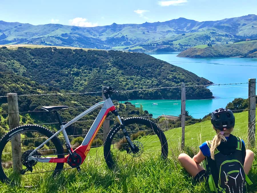 Akaroa: Guided Electric Mountain Bike Tour-Lava Loop - A guide can make the difference on a steep route