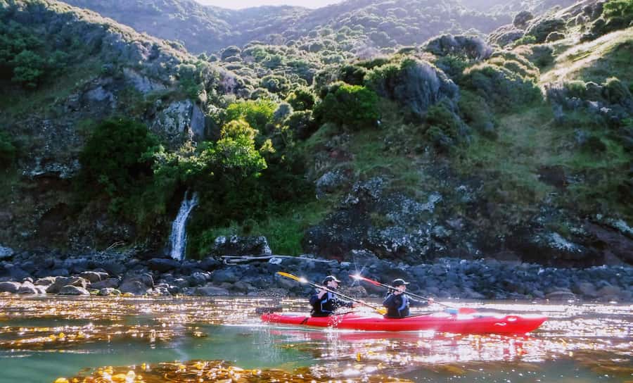 Akaroa: Guided Sunrise Sea Kayaking Tour - Meeting at the bowling club and getting on the water