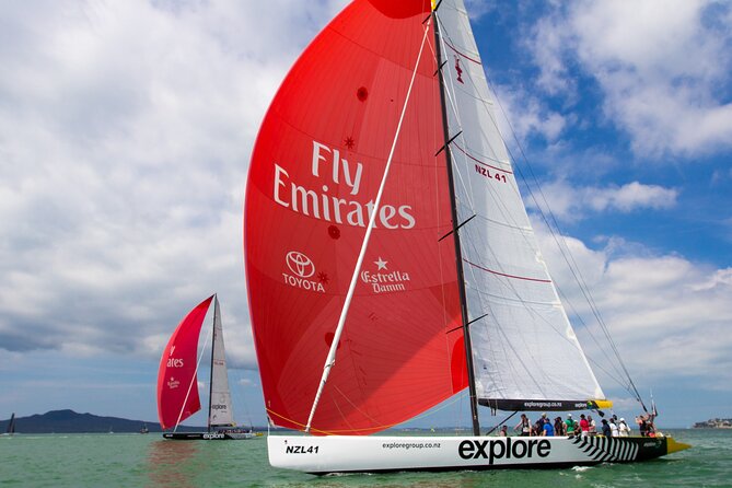 America's Cup Sailing on Auckland's Waitemata Harbour - The crew and the teaching style