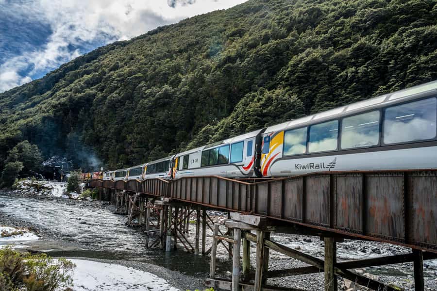 Arthur’s Pass Tour From Christchurch via CHC-GRZ TranzAlpine - Greymouth, Cobden, and the West Coast edge