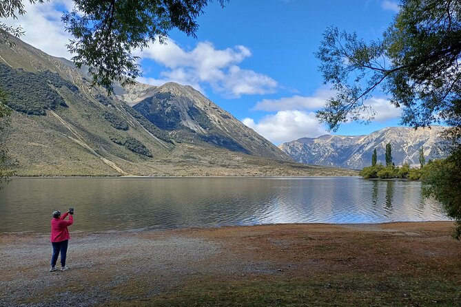 Arthur's Pass with optional TranzAlpine Train (Small Group Tour) - Lake Lyndon and the turn toward the Alps