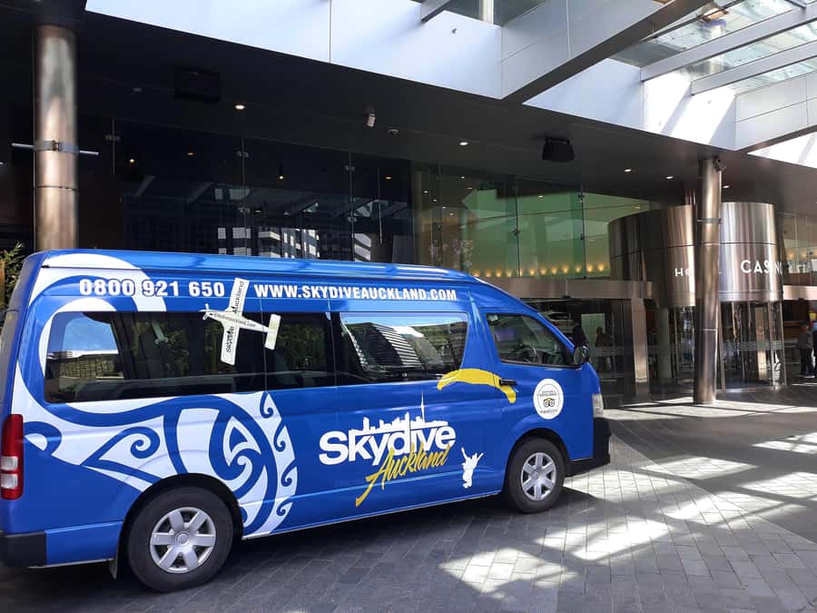 Auckland: 13000, 16000, or 18000-Foot Tandem Skydive - The door opens and the freefall begins