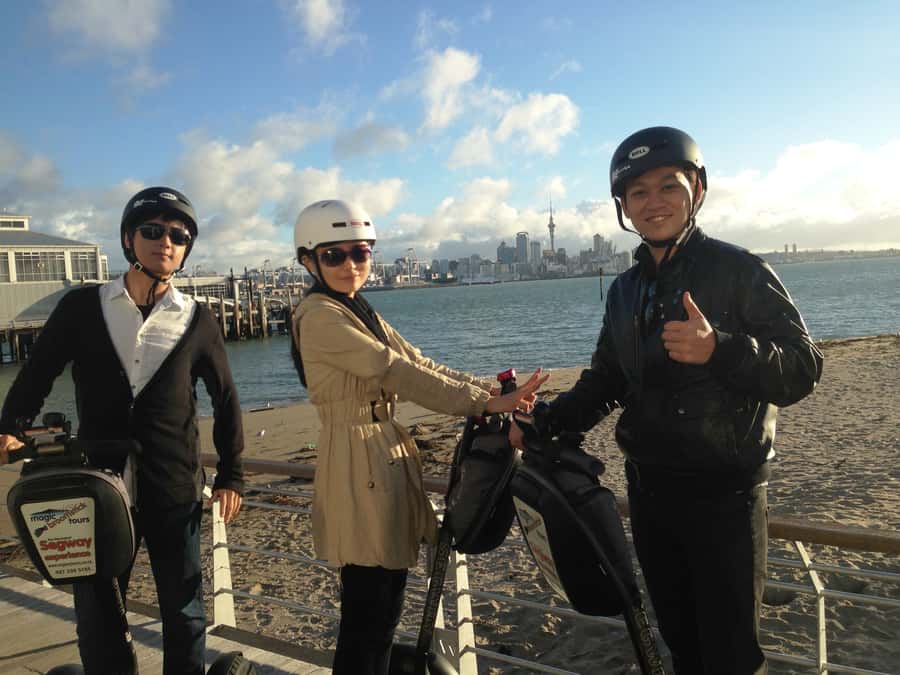 Auckland: Devonport Village Segway Tour - Reaching Cheltenham Beach and the Hauraki Gulf