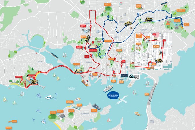 Auckland Explorer: Sightseeing Hop-on Hop-off Tour - Mount Eden, Eden Park, and the Western Route