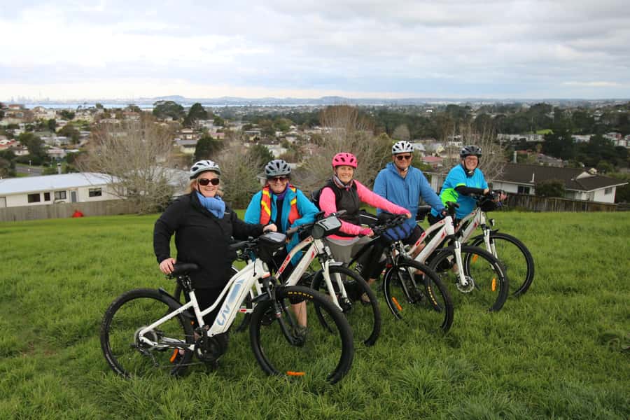 Auckland Half-Day Ebike Tour Excursion - Support wagon, refreshments, and riding comfort