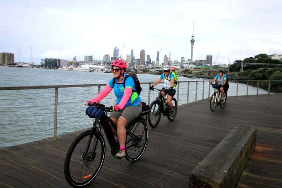 Auckland Half-Day Ebike Tour Excursion - Starting beside Victoria Park at 8:30am