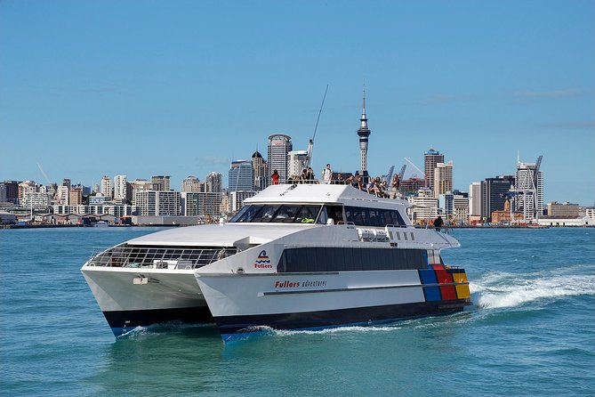 Auckland Harbour Cruise - Passing under Auckland Harbour Bridge