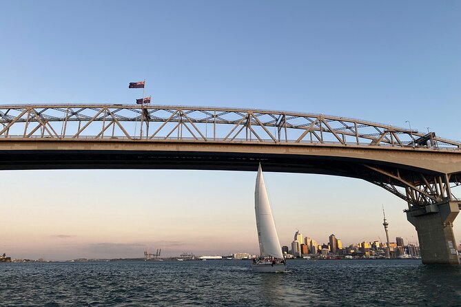 Auckland Harbour Sailboat Cruise Including Three Course Dinner - Setting sail from Viaduct Harbour