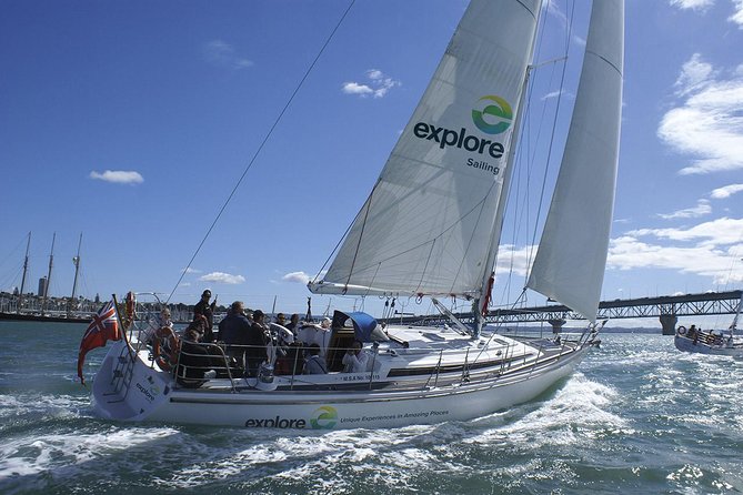 Auckland Harbour Sailing Experience - Sailing past the Auckland Bridge