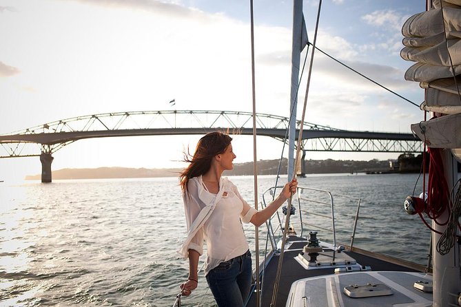 Auckland Harbour Sailing Experience - Viaduct Harbour and the first minutes aboard