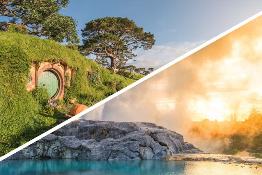 Auckland: Hobbiton and Rotorua Day Tour including Te Puia - Entering the Shire at Hobbiton