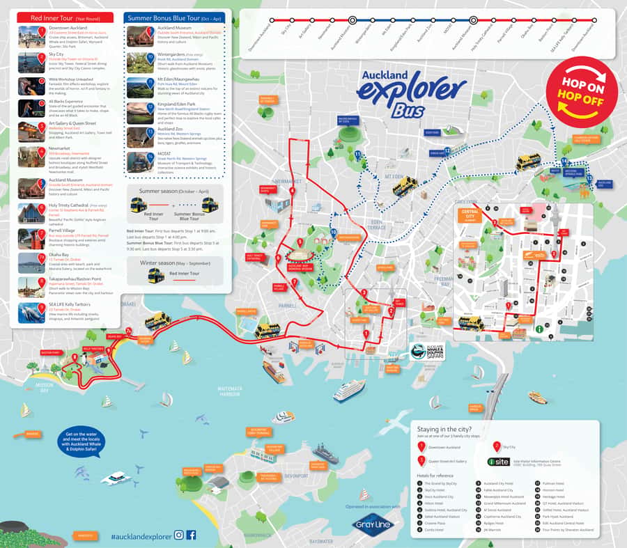 Auckland: Hop-On Hop-Off Explorer Bus Ticket - FAQ