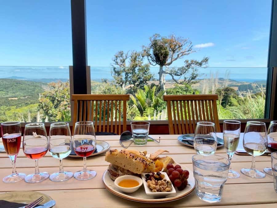 Auckland: Waiheke Island Wine and Food Tasting with Flights - The island drive to Matiatia Ferry Terminal
