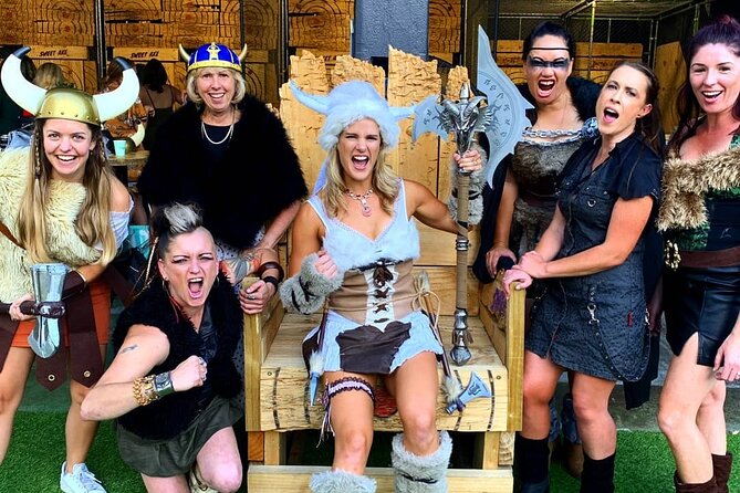 Axe Throwing Lesson and Tournament - Arriving at 60 Cambridge Terrace