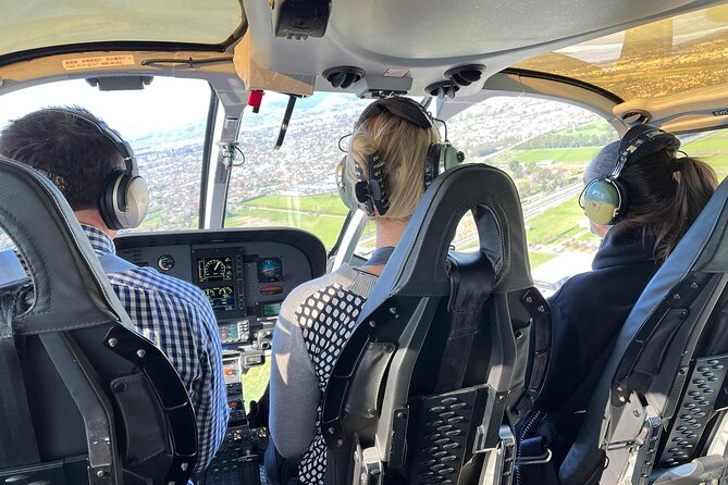 Canterbury Winery Heli Lunch - Leaving Christchurch by helicopter