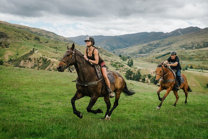 Cardrona High Country Pub Trail Horse Riding Trek (Intermediate+) - Returning beside the Cardrona River