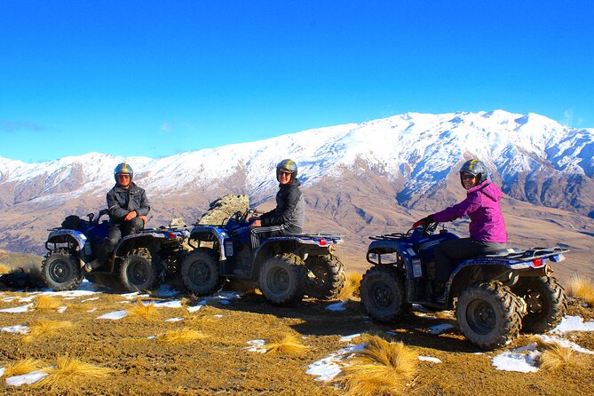 Cardrona Valley Mountain Quad Experience from Wanaka - Following tracks through the Southern Alps