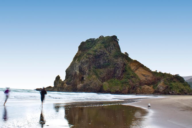 Coast and Rainforest Eco-Tour from Auckland with Picnic Lunch - Piha Beach brings black sand and surf