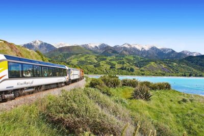Coastal Pacific Train Journey from Picton to Christchurch