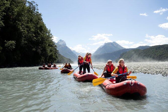 Dart River Canoe and Jet Boat Experience from Queenstown - Paddling into side streams and the chasm
