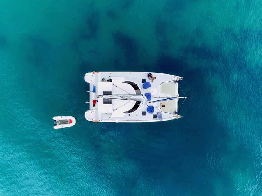 Day Sailing Charter on Catamaran with Lunch : Bay Of Islands - A secluded island stop with no fixed way to spend it