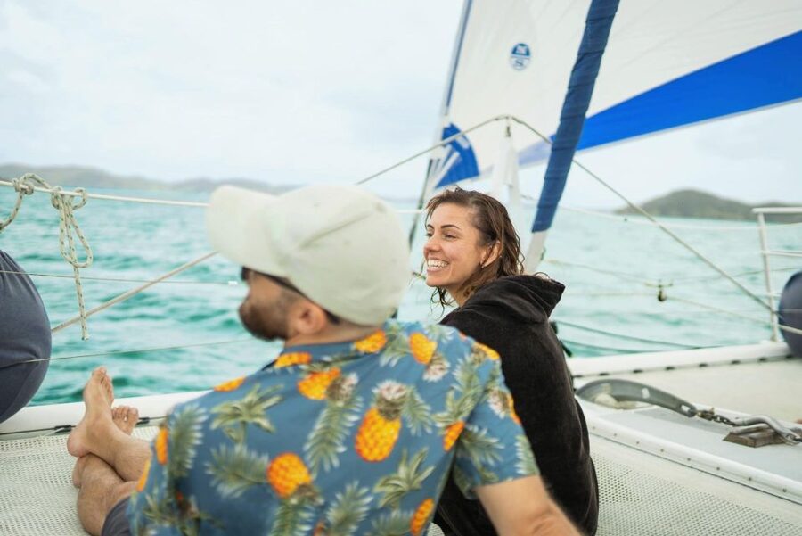 Day Sailing Charter on Catamaran with Lunch : Bay Of Islands - The afternoon sail back to Paihia