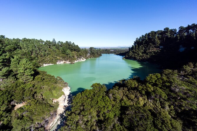 Devil's Bath Experience - Private Tour to Wai-O-Tapu & Lake Taupo - Huka Falls at the water’s edge