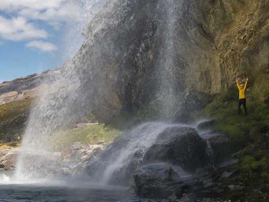 Earnslaw Burn Glacier & Waterfalls | 45 mins from Glenorchy - Flying out from 35 Mull Street in Glenorchy