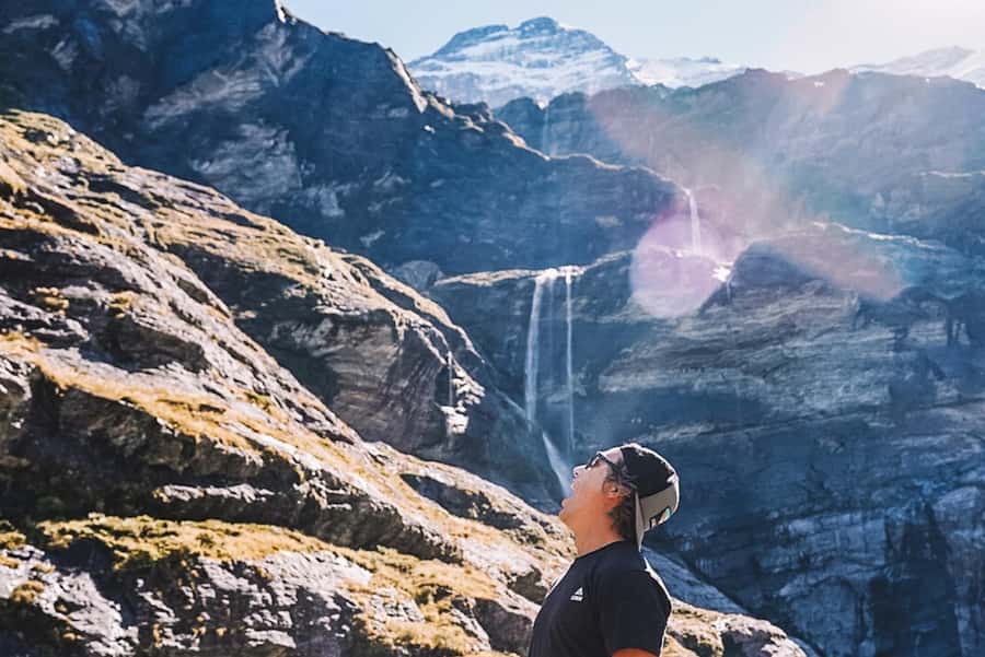 Earnslaw Burn Glacier & Waterfalls | 45 mins from Glenorchy - Seeing the hanging Earnslaw Glacier