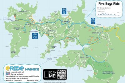 eRide Waiheke 5 bays ride