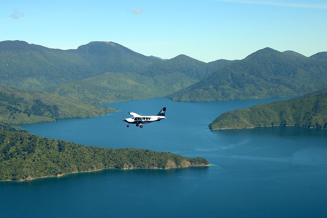 Flight Experience our Water and Wilderness Scenic Tour - Flying over Queen Charlotte Sound