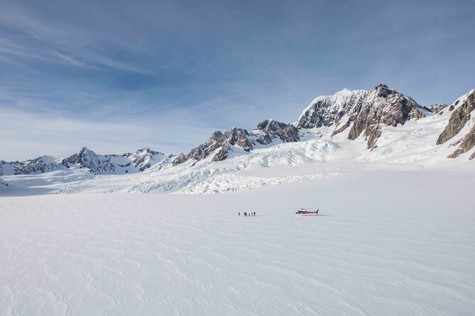Fox Glacier: Twin Glacier Helicopter Flight with Snow Landing - The return over Fox Glacier completes the picture