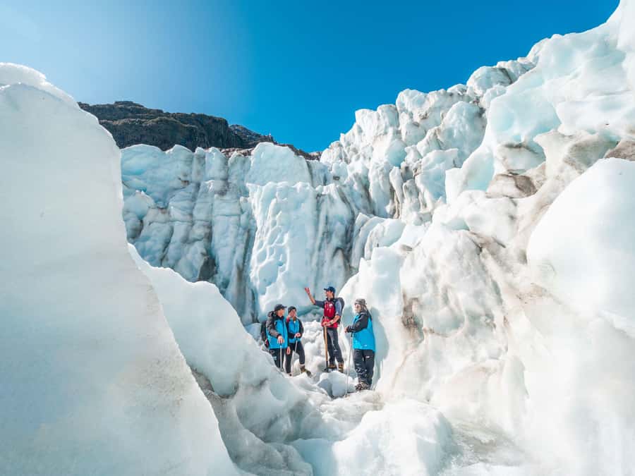 Fox Glacier: Up to 3 Hours Hike with Helicopter Transfer - From 44 Main Road to the glacier