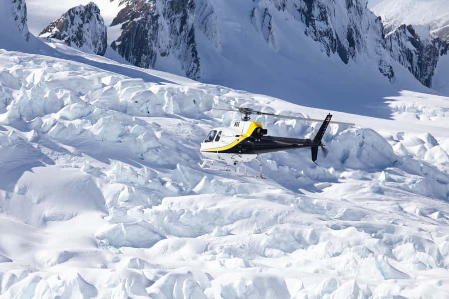 Franz Josef: Glacier Helicopter Ride with Snow Landing - Taking off from Franz Josef for a Southern Alps view