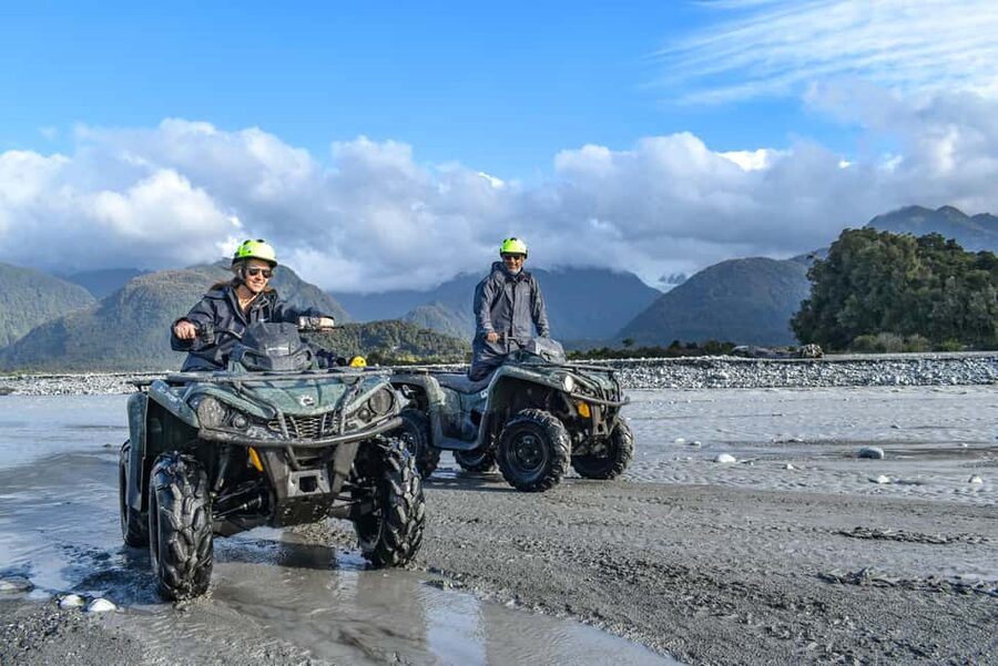 Franz Josef Town: Scenic Glacier Quad Bike Tour with Gear - Through the Jurassic rainforest