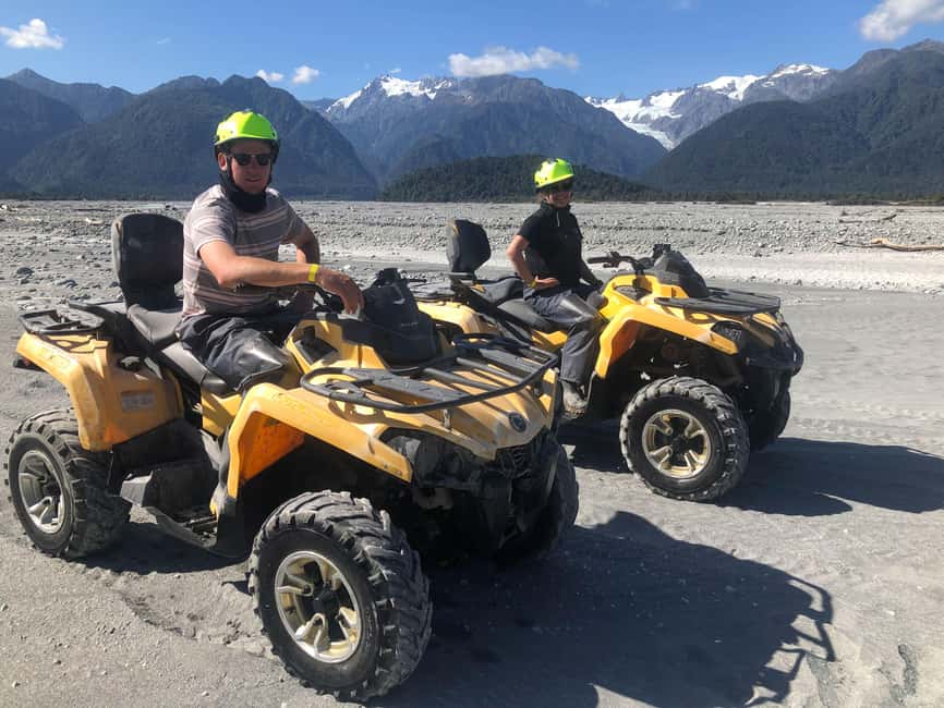Franz Josef Town: Scenic Glacier Quad Bike Tour with Gear - How it compares with Franz Josef helicopter trips