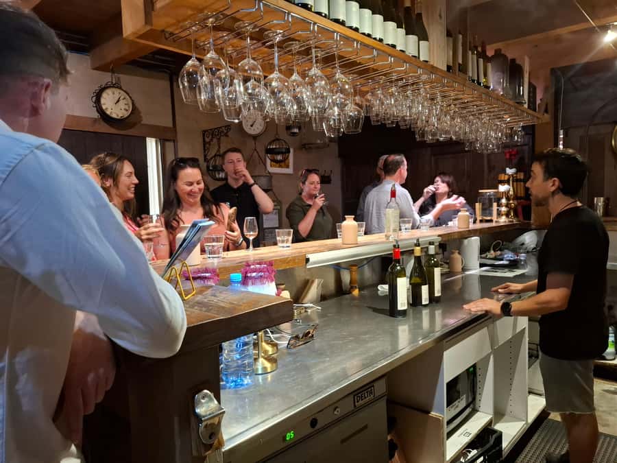 From Auckland: Waiheke Island Wine Cellar Tour - Lunch around 1pm, with the bill separate