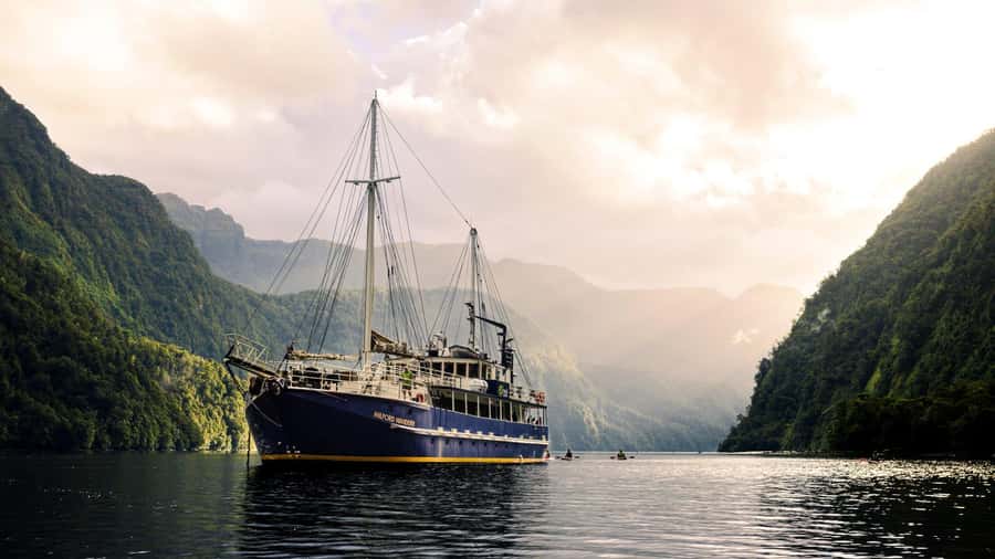 From Manapouri: Doubtful Sound Overnight Cruise - Boarding the Wanderer at Deep Cove