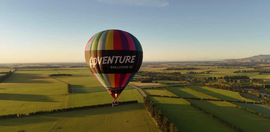 From Methven: Hot Air Balloon Flight in Canterbury with Wine - From Methven’s Main Street to the launch paddock
