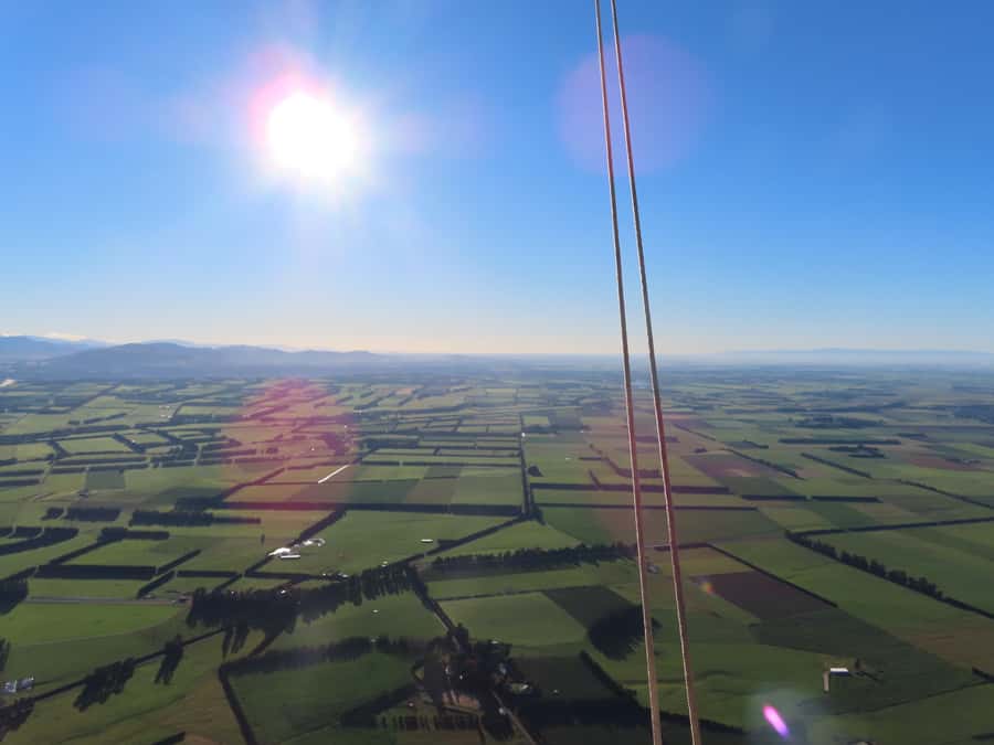 From Methven: Hot Air Balloon Flight in Canterbury with Wine - Watching the balloon come alive