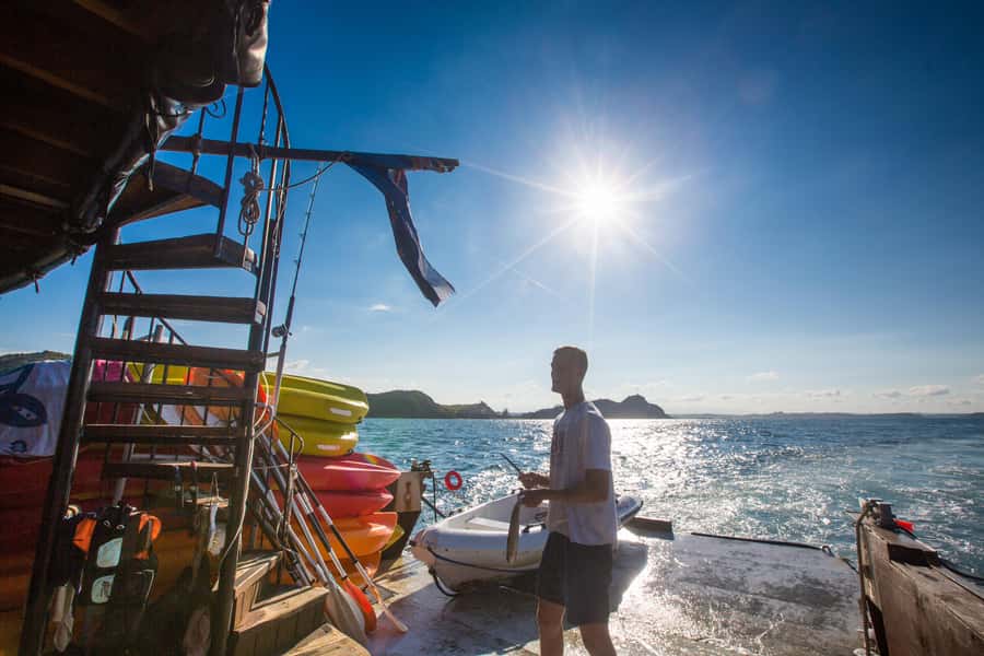 From Paihia: The Rock Adventure Overnight Cruise - Morning kayaking, snorkeling, and island time