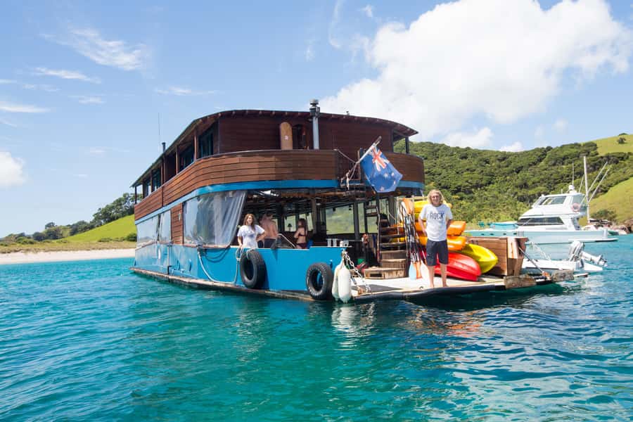 From Paihia: The Rock Adventure Overnight Cruise - Kai moana gathered from the sea