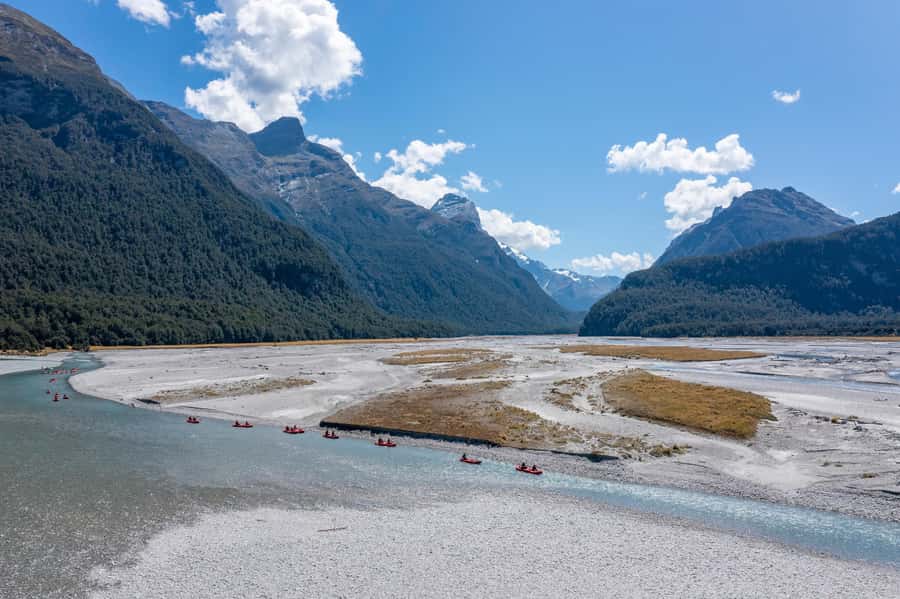 From Queenstown: Dart River Canoe & Jet Boat Day Trip - From Queenstown to Glenorchy by Lake Wakatipu